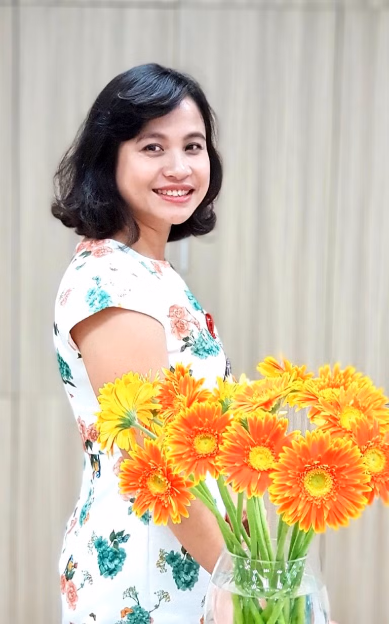 Nhà báo Nguyễn Thị Mỹ Hạnh.