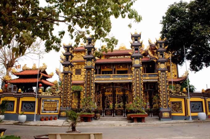 Hình ảnh chùa Giác Nguyên sau 8 năm trùng tu nhiều hạng mục.