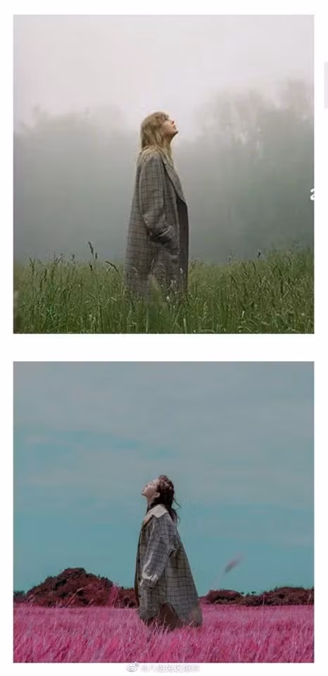 Taylor Swift được cho là đã mượn ý tưởng bộ ảnh của Đặng Tử Kỳ.l