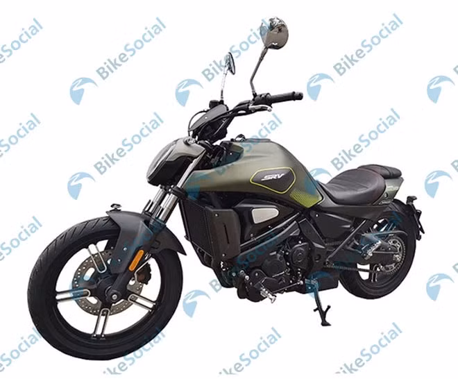 SRV500 có ngoại hình gần giống với mẫu Benelli 502C. Ảnh: internet.
