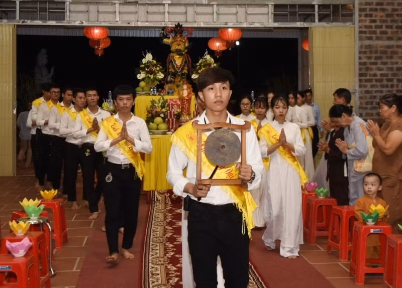 Đại lễ tưởng niệm cầu siêu các nhà báo liệt sĩ. Ảnh Từ Thành