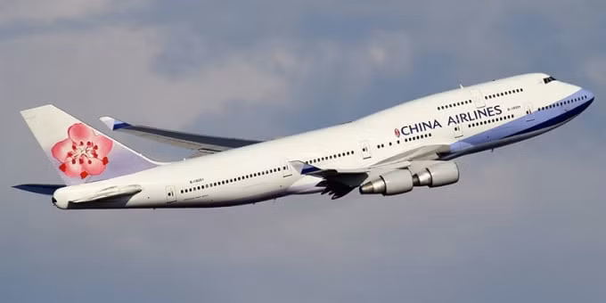 Máy bay của hãng hàng không China Airlines của Đài Loan. Ảnh: TL.