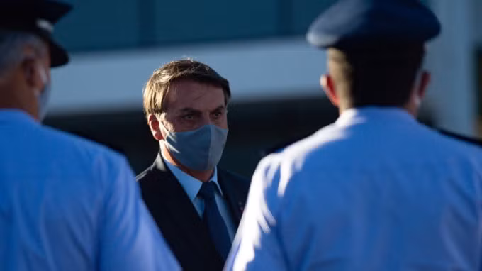 Tổng thống Brazil Jair Bolsonaro. Ảnh: RTE
