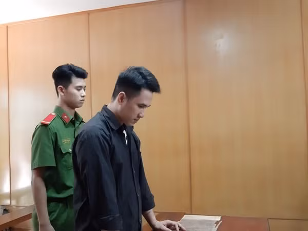 Bị cáo Trương Tín tại phiên tòa