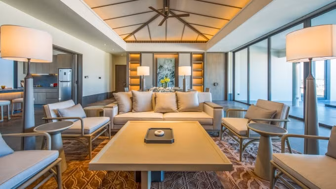 Biệt thự Lake Villa tại Regent Phu Quoc Resort & Residences. Ảnh do Bim Group cung cấp.
