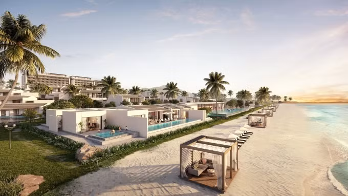Regent Phu Quoc Resort & Residences tọa lạc trong khu phức hợp Phu Quoc Marina do BIM Group làm chủ đầu tư. Ảnh: Bim Group cung cấp.