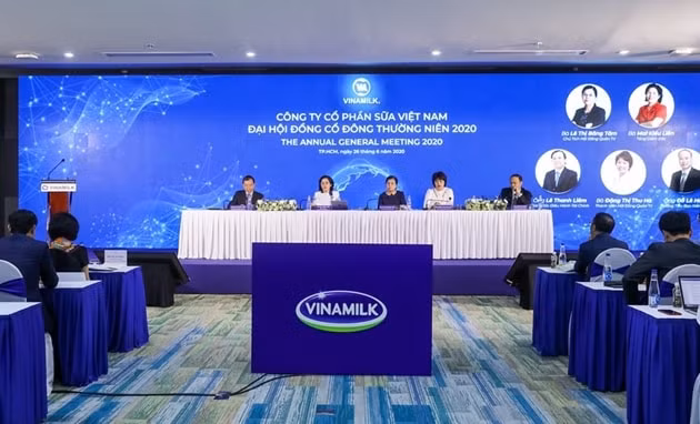 Tháng 6/2020, Vinamilk tổ chức thành công Đại hội đồng Cổ đông theo hình thức trực tuyến, thống nhất đề ra mục tiêu tăng trưởng dương trong năm 2020. Ảnh: Xuân Hương