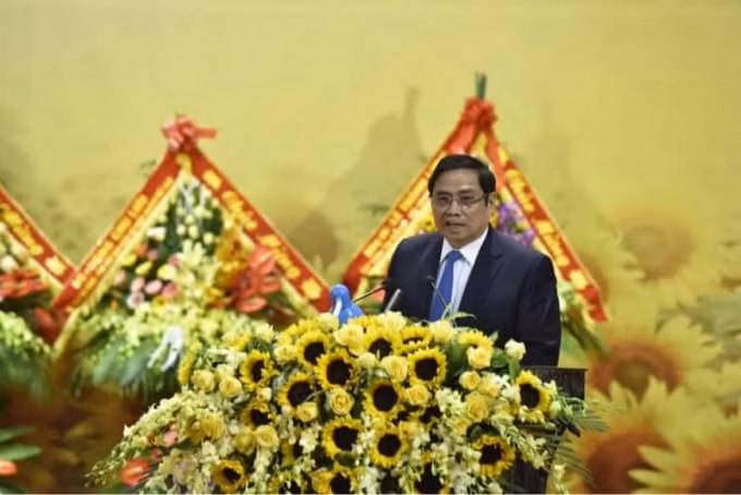 Phát biểu tại Lễ kỷ niệm, ông Phạm Minh Chính, Ủy viên Bộ Chính trị, Trưởng Ban tổ chức Trung ương nhấn mạnh: Thanh Hóa phải biết biến không thành có, biến khó thành dễ, biến cái không thể thành cái có thể, biến cái không quan trọng thành cái quan trọng...để đột phá, phát triển
