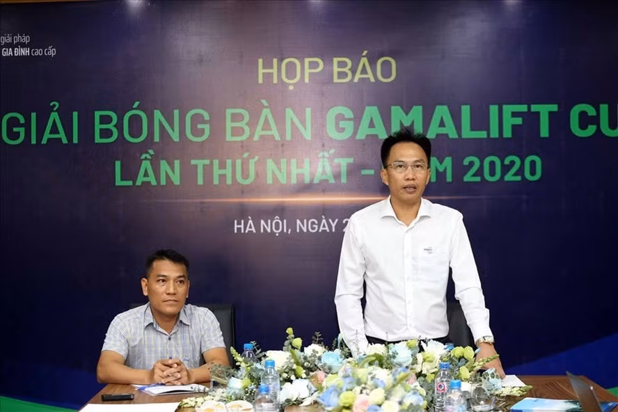 Ban tổ chức gặp mặt báo chí công bố giải đấu. Ảnh: Hải Đăng