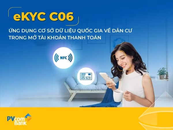 pvcombank la ngan hang dau tien ung dung thanh cong cccd gan chip vao mo tai khoan bang ekyc hinh 1