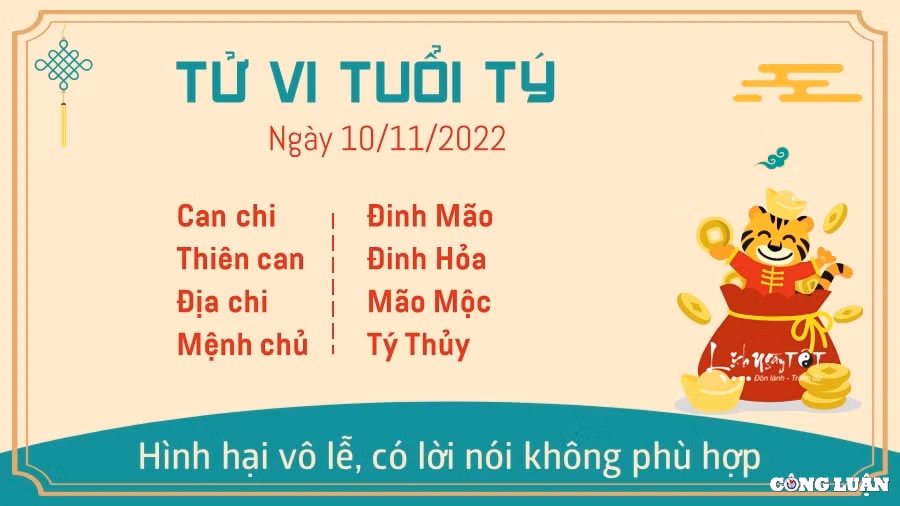 tu vi hom nay 10 11 2022 thu 5 ngay 17 10 am lich cua 12 con giap hinh 1