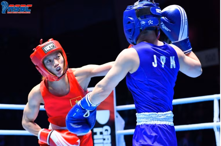nguyen thi tam vo dich giai boxing chau a hinh 1
