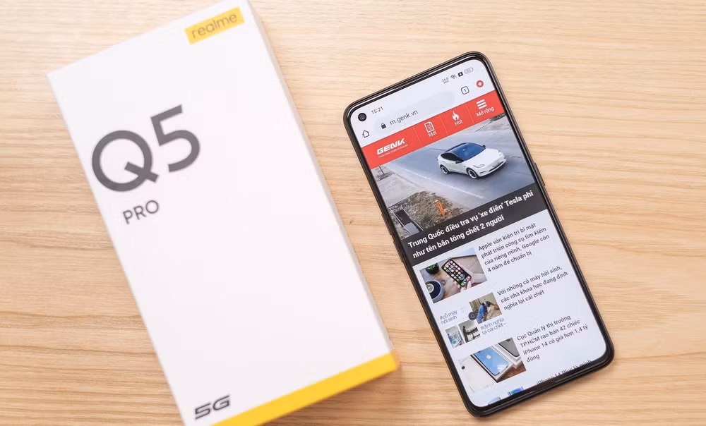 hinh anh tren tay realme q5 pro hinh 1