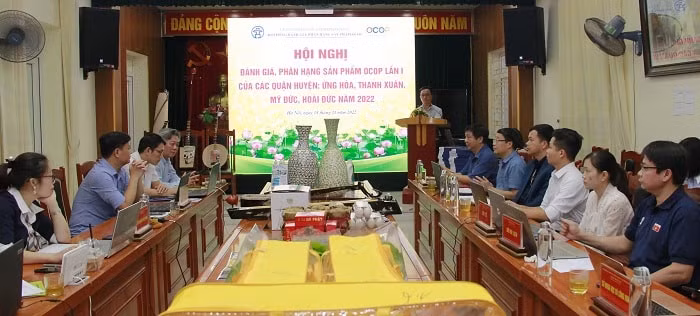 danh gia phan hang 46 san pham ocop nam 2022 cua 4 quan huyen ha noi hinh 1