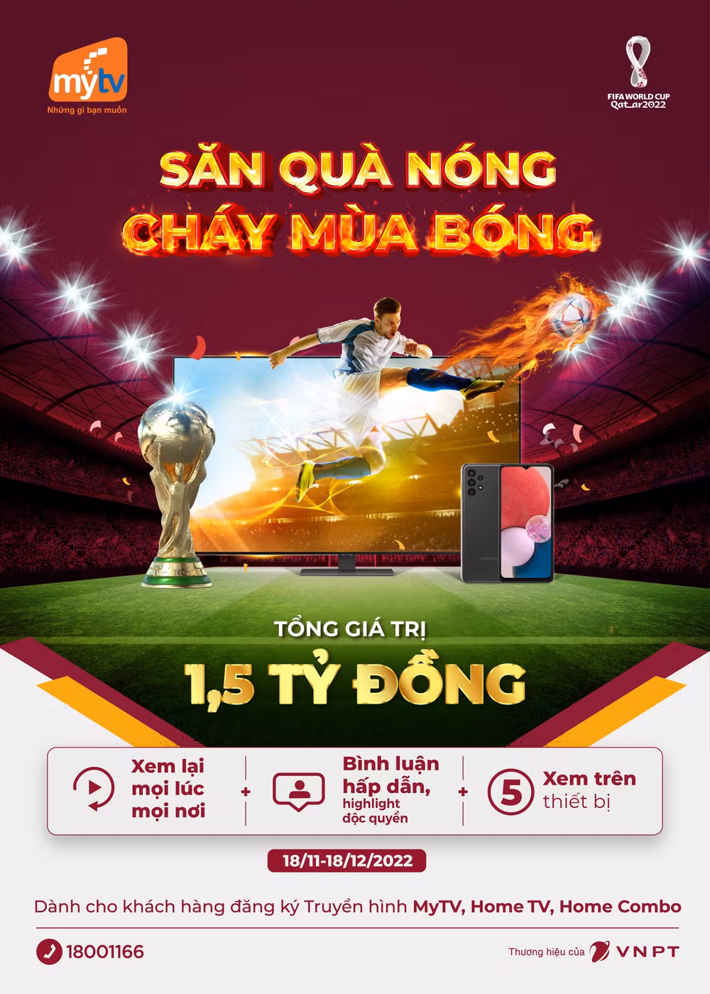 khoi tranh world cup 2022 mytv tung uu dai san qua nong chay mua bong hinh 1