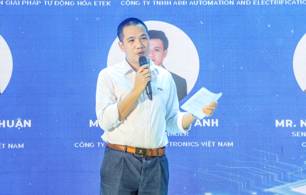 ông Lê Nguyễn Tuân, đại diện ETEK kiêm thành viên Ban Giám khảo