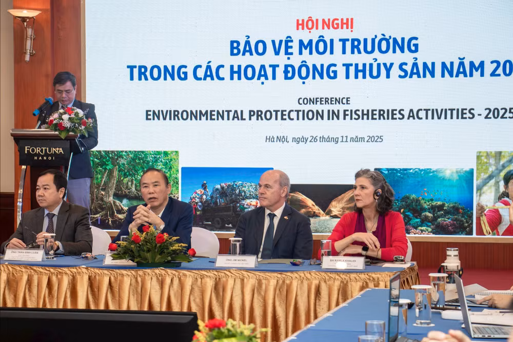 Hội nghị về bảo vệ môi trường trong các hoạt động thủy sản năm 2025 (ảnh: PG).