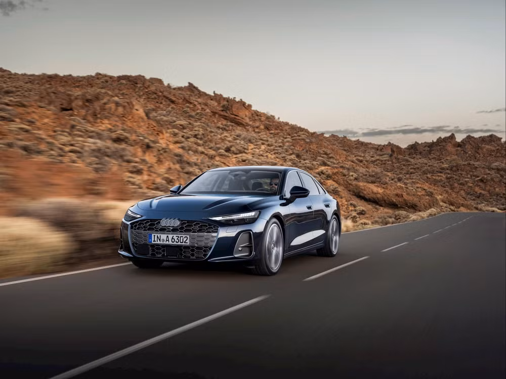 Audi A6 2026 sở hữu ngoại thất mới cơ bắp và thể thao hơn trước - Ảnh: Audi
