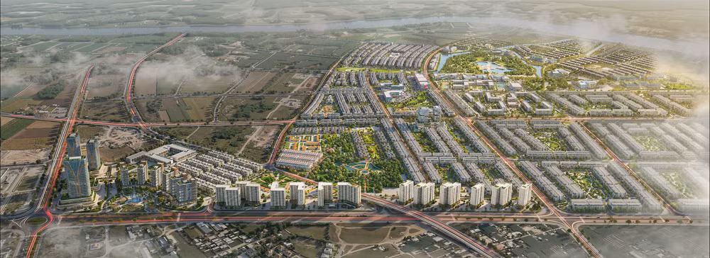 Dự án nằm tại nút giao giao thông
