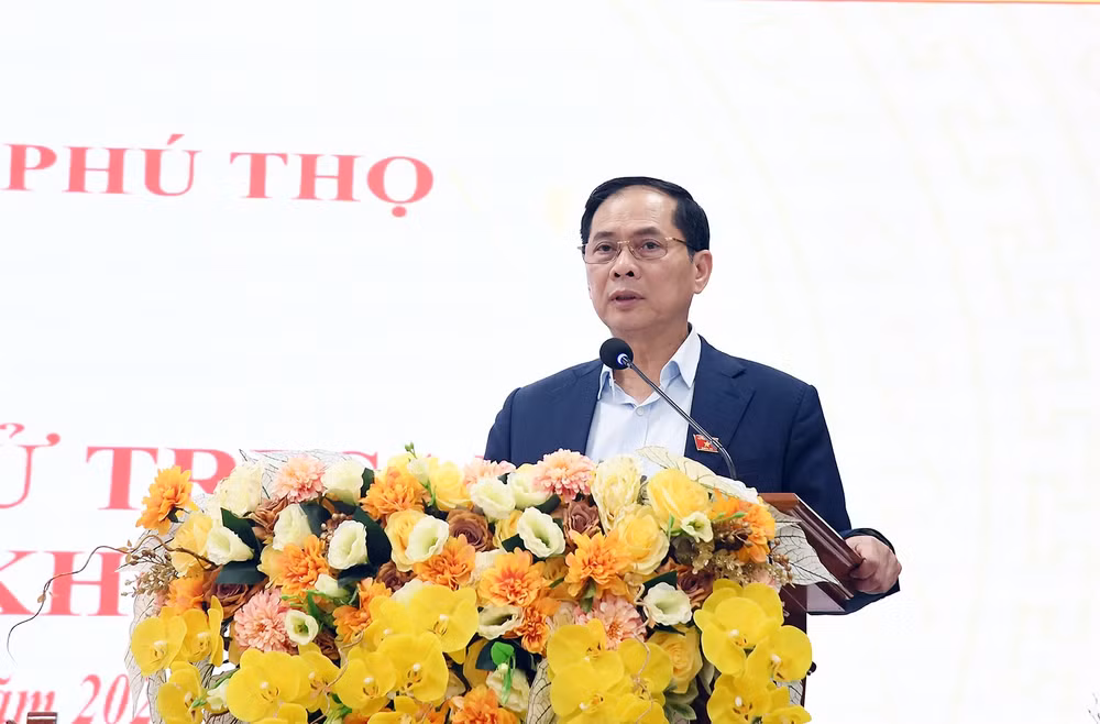 Phó Thủ tướng Bùi Thanh Sơn chia sẻ với cử tri Phú Thọ về những dấu ấn nổi bật nhiệm kỳ 2021-2025- Ảnh 5.
