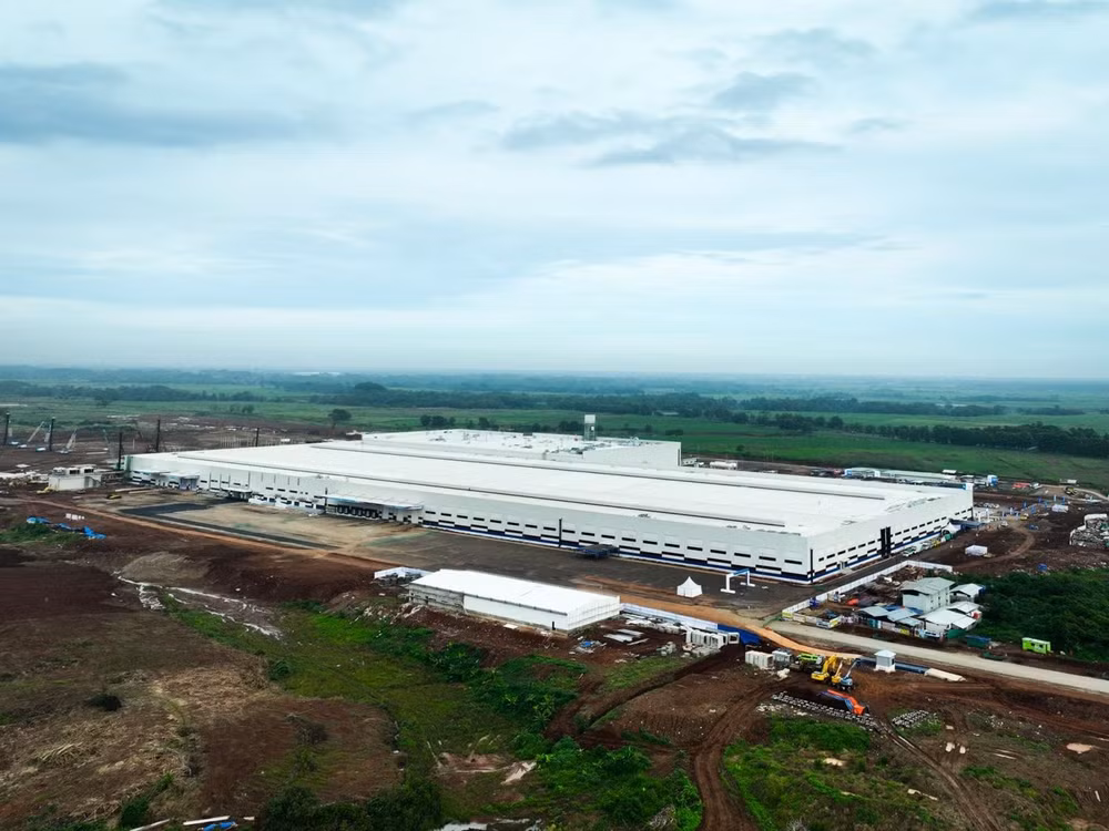 Nhà máy VinFast tại Subang, Indonesia chính thức khánh thánh ngày 15/12 - Ảnh: VF