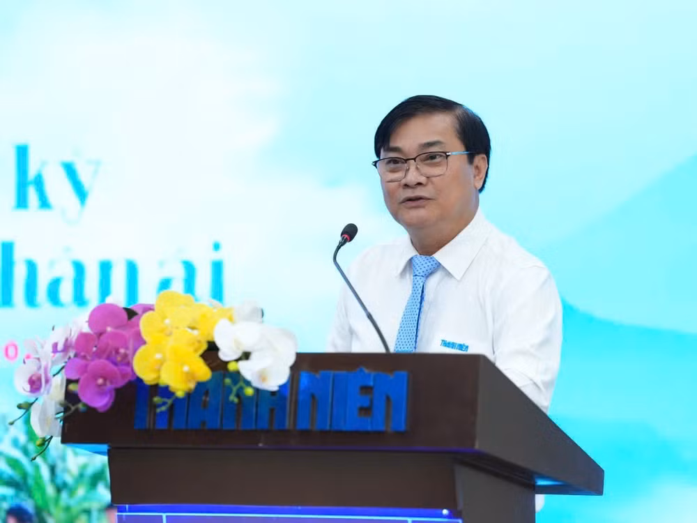 Ông Nguyễn Ngọc Toàn, Tổng biên tập Báo Thanh Niên phát biểu tại sự kiện.