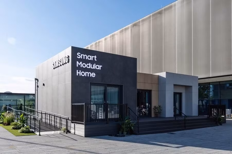 Mô hình nhà thông minh với các thiết bị Samsung được đồng bộ thông qua SmartThings