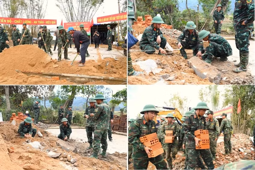 'Chiến dịch Quang Trung': Gần 4.900 nhà được sửa chữa, xây mới sau 5 ngày phát động ảnh 1