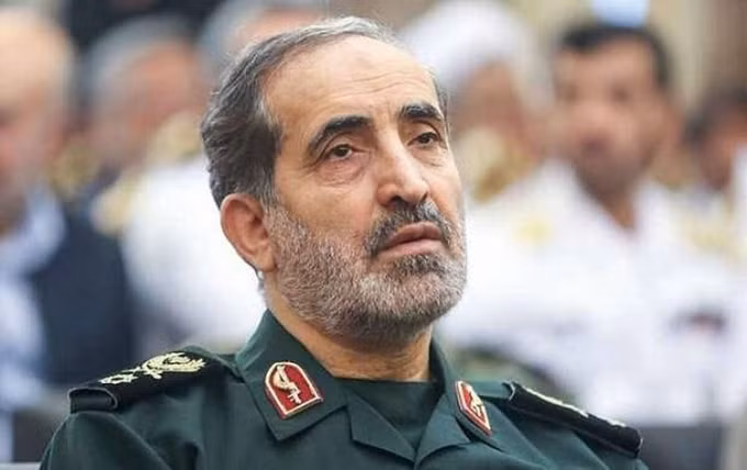 Thiếu tướng Ali Shadmani, lãnh đạo Bộ tư lệnh Trung tâm Khatam al-Anbiya của Iran. Ảnh: X/Khamenei.ir