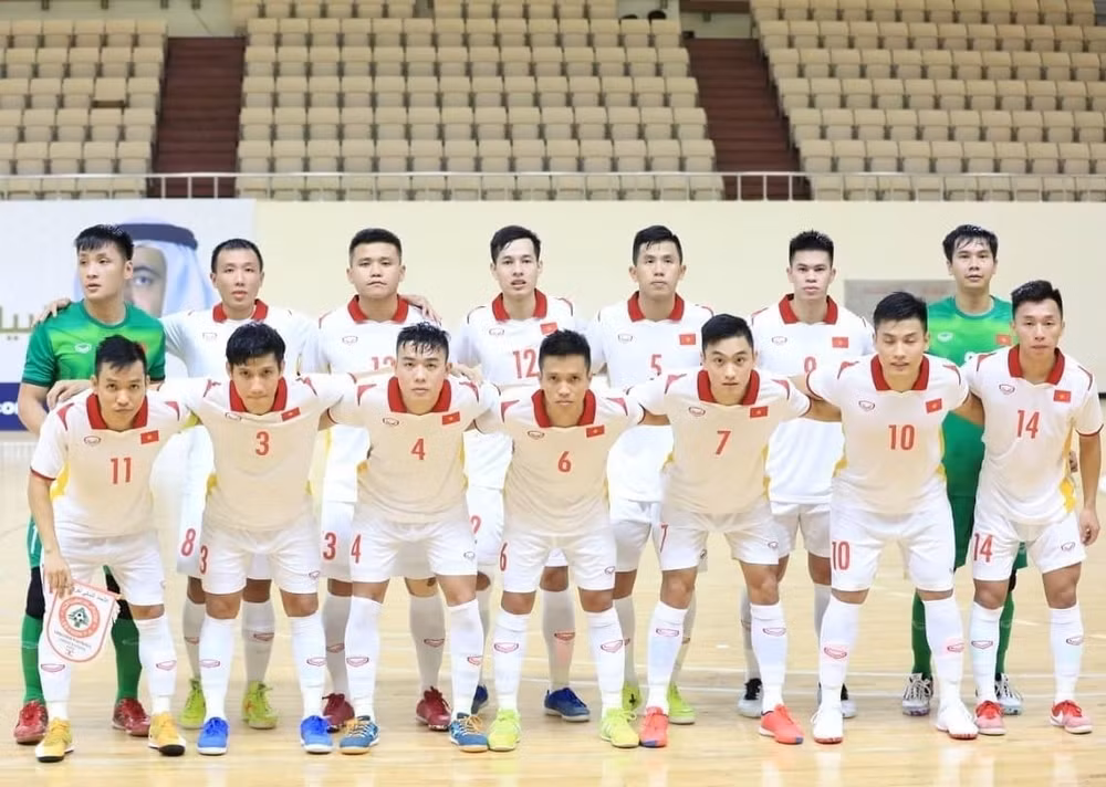 Đội tuyển futsal Việt Nam dự World Cup lần thứ hai. Ảnh: internet