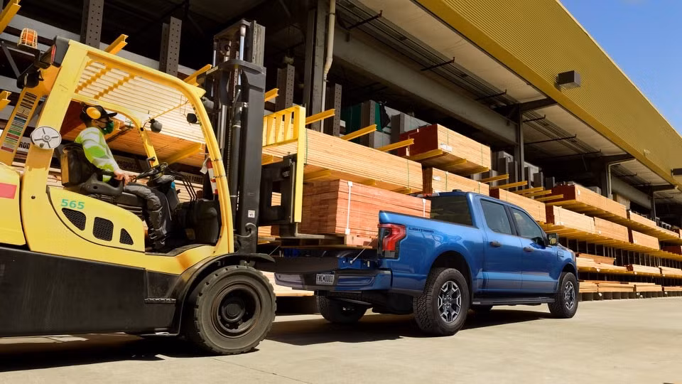 Ford F-150 Lightning 2022. Ảnh: Ford