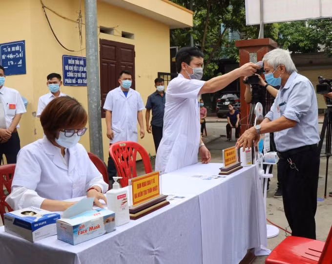 Cử tri khi tham gia bầu cử sẽ được hướng dẫn thực hiện các bước phòng dịch covid-19