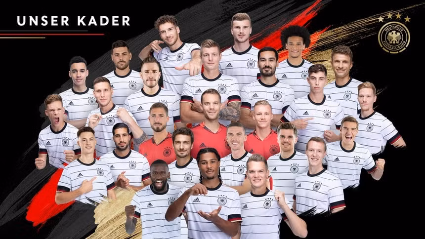 Tuyển Đức đã có nhiều thay đổi so với đội hình dự World Cup 2018. Ảnh: DFB