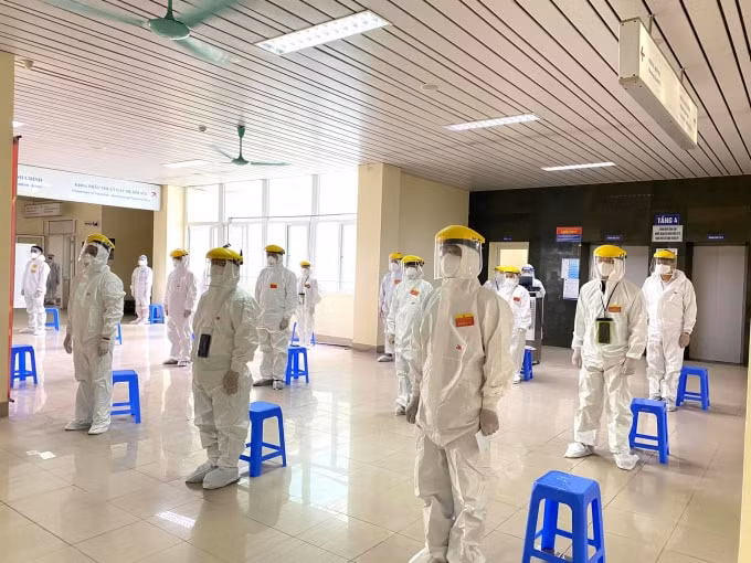 Cử tri là bệnh nhân, nhân viên y tế tại các bệnh viện, khu vực cách ly y tế đã tham gia bầu cử