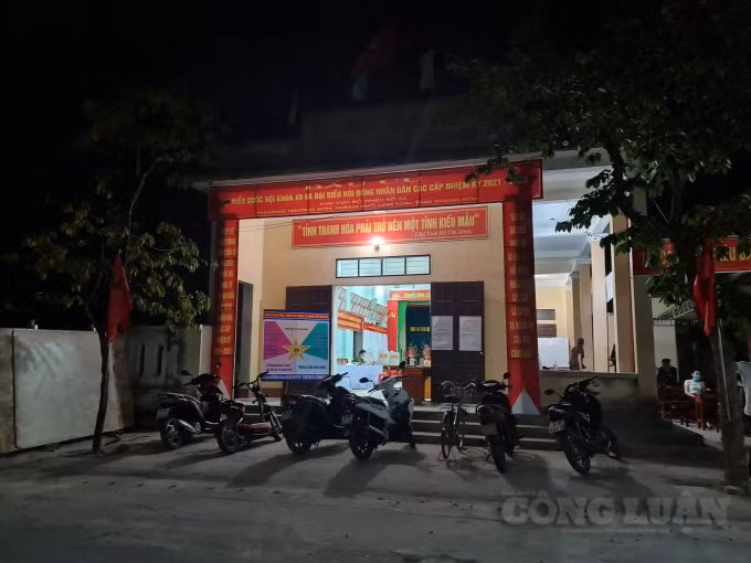 Khu vực bỏ phiếu số 3, phường Trường Sơn, TP Sầm Sơn, tỉnh Thanh Hoá