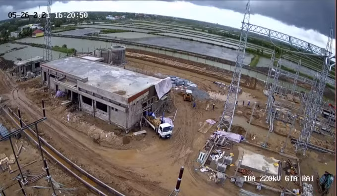 Trạm biến áp 220kV Giá Rai.