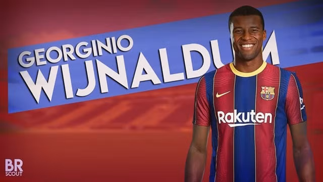 Barcelona ký hợp đồng thời hạn 3 năm với tiền vệ Georginio Wijnaldum. Ảnh: internet
