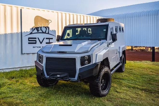 Xe bọc thép Toyota Land Cruiser. Ảnh: SVI