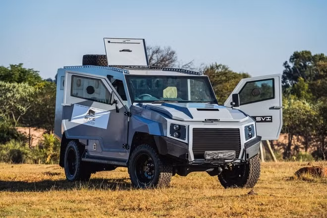Xe bọc thép Toyota Land Cruiser. Ảnh: SVI