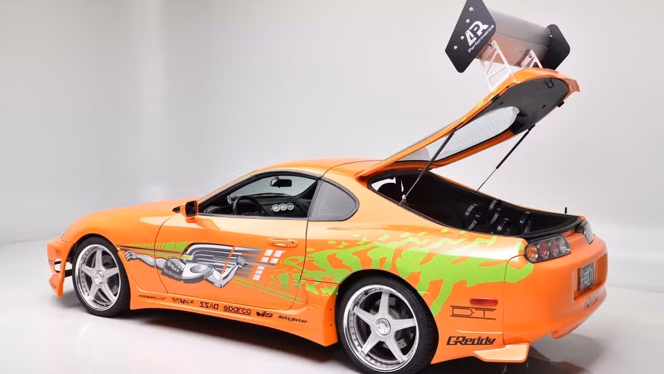 Toyota Supra 1994 trong phim Fast & Furious. Ảnh: Barrett-Jackson