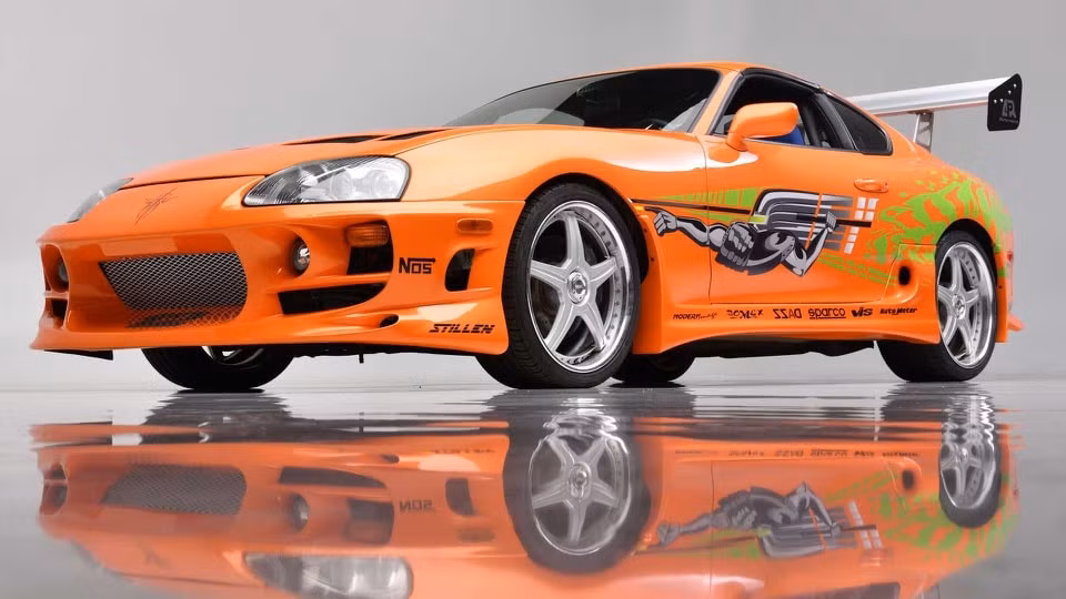 Toyota Supra 1994 trong phim Fast & Furious. Ảnh: Barrett-Jackson