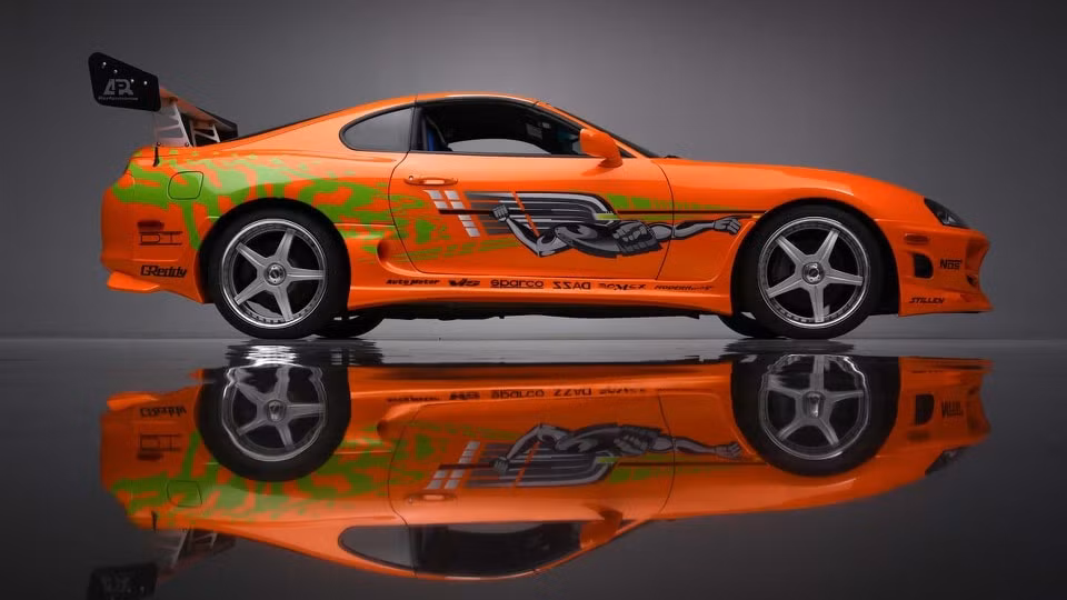 Toyota Supra 1994 trong phim Fast & Furious. Ảnh: Barrett-Jackson