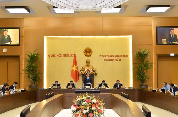 Phiên họp thứ 55 của Ủy ban Thường vụ Quốc hội.