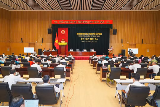 Khai mạc Kỳ họp thứ 3 HĐND thành phố Hải Phòng