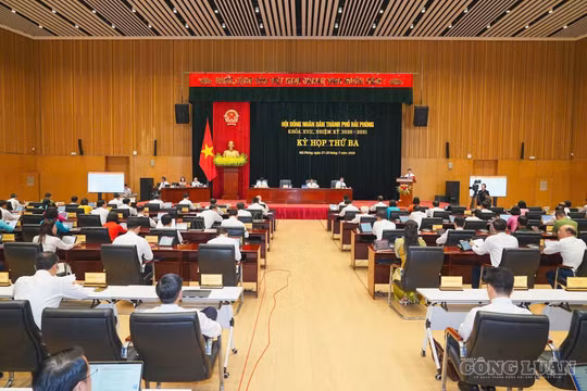 Kỳ họp thứ 3 HĐND thành phố Hải Phòng: Thông qua 24 nghị quyết quan trọng, quyết tâm đạt tăng trưởng GRDP từ 13% trở lên