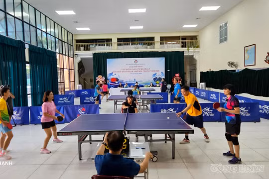 Khai mạc Giải thể thao Cúp Bóng bàn, Pickleball Hội nhà báo TP Hải Phòng năm 2026
