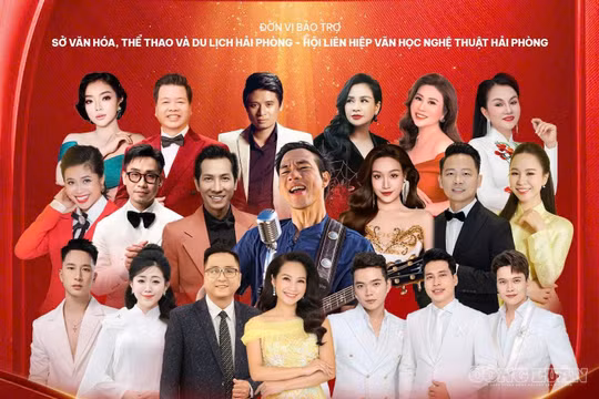 Đêm nhạc bùng nổ "Hải Phòng quê hương tôi" quy tụ nhiều nghệ sĩ nổi tiếng