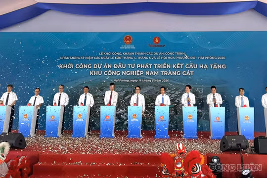 Vinhomes khởi công Dự án đầu tư phát triển kết cấu hạ tầng Khu công nghiệp Nam Tràng Cát