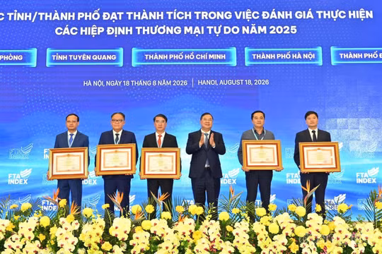 Hải Phòng vinh dự là một trong 5 địa phương thuộc nhóm "Tốt nhất" và được nhận Bằng khen của Thủ tướng Chính phủ.