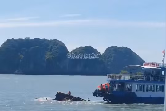 Hải Phòng: Vụ va chạm chìm tàu ở Vịnh Lan Hạ, một người tử vong